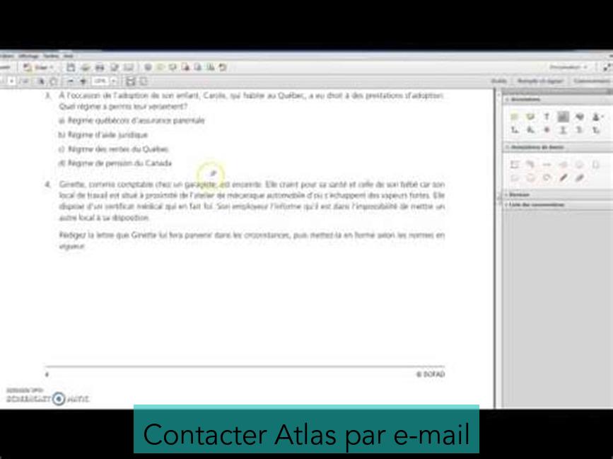 Contacter Atlas par e-mail